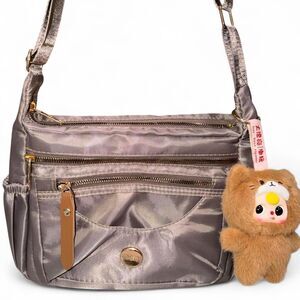 Jingpin crossbody Grey and Silver Bag